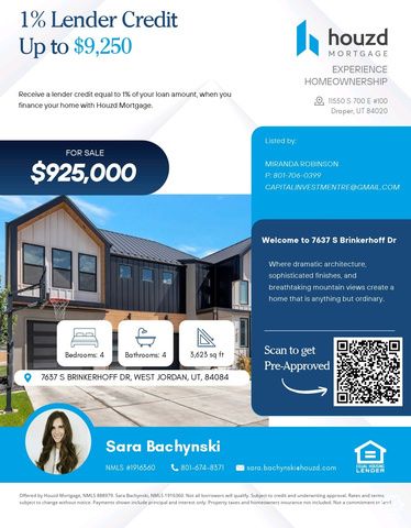 7637 S BRINKERHOFF DR, West Jordan, UT 84084