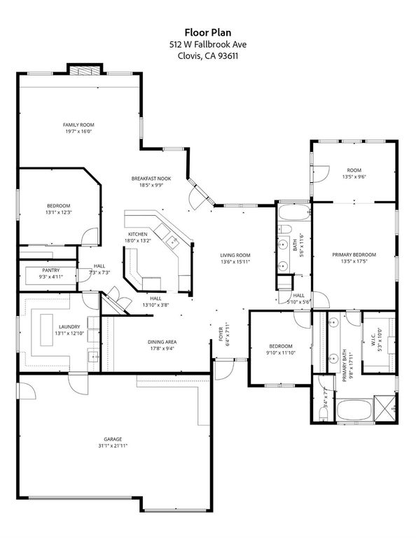 Image 45 of property listing at 512 W Fallbrook Avenue, Clovis, CA 93611