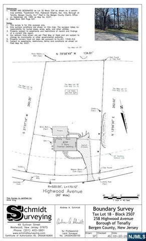 258 Highwood Avenue, Tenafly, NJ 07670