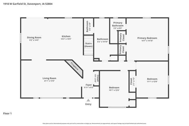 1918 W Garfield Street, Davenport, IA 52804