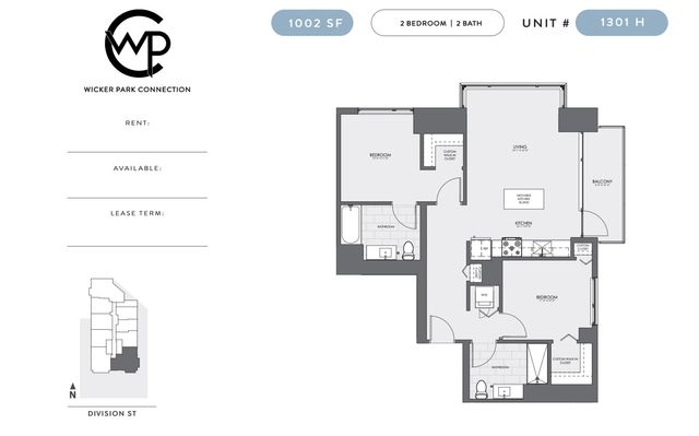 1640 W Division Street 1301, Chicago, IL 60622
