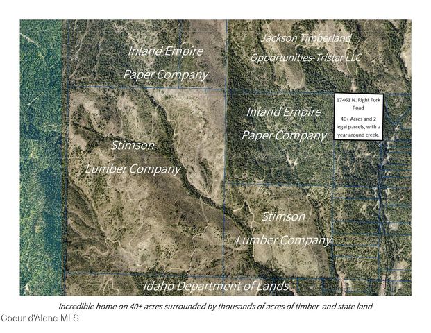 17461 N RIGHT FORK RD, Hauser, ID 83854