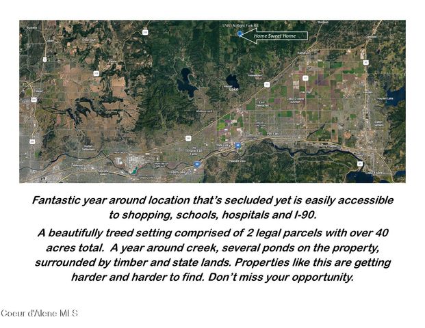 17461 N RIGHT FORK RD, Hauser, ID 83854