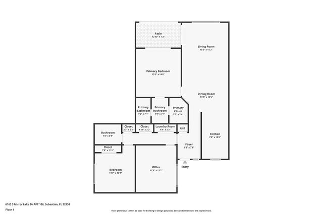 6165 S Mirror Lake Drive 106, Sebastian, FL 32958