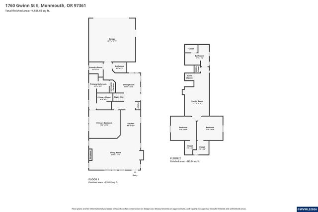 1760 Gwinn St E, Monmouth, OR 97361