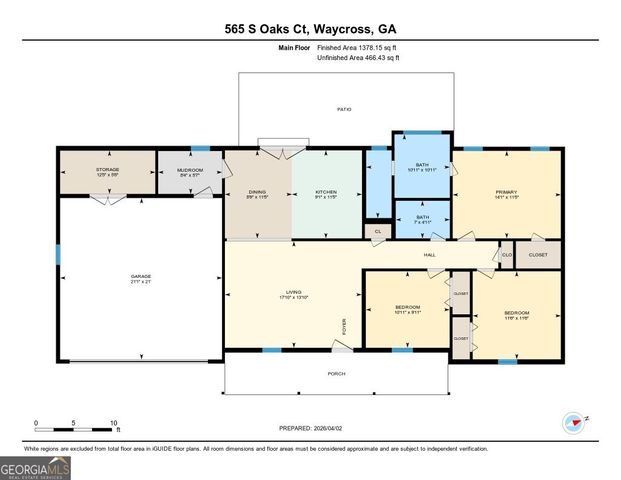 565 S OAKS Courts, Waycross, GA 31503