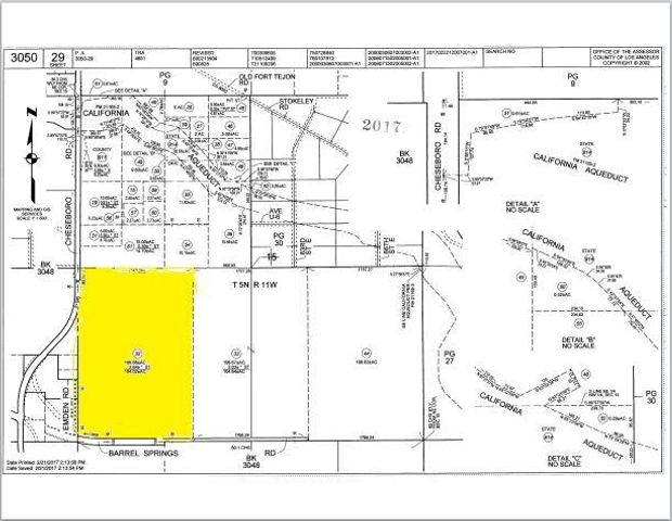 Barrel Springs And Emden Rd, Littlerock, CA 93543
