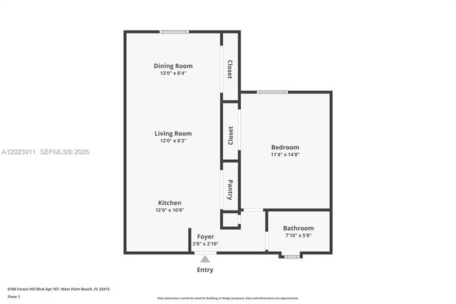 6100 Forest Hill Blvd 107, West Palm Beach, FL 33415