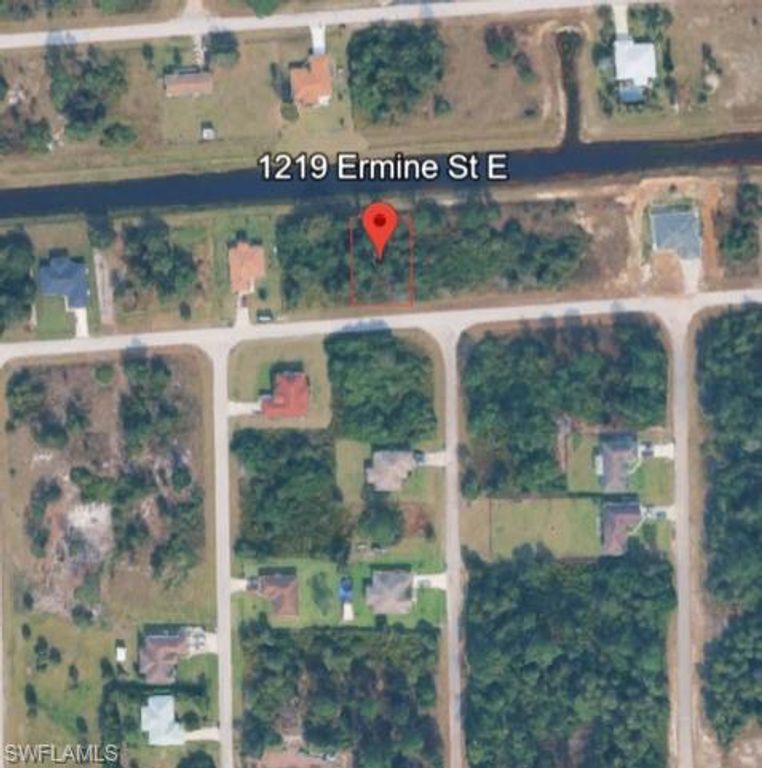 1219 Ermine ST E, LEHIGH ACRES, FL 33974 — exterior