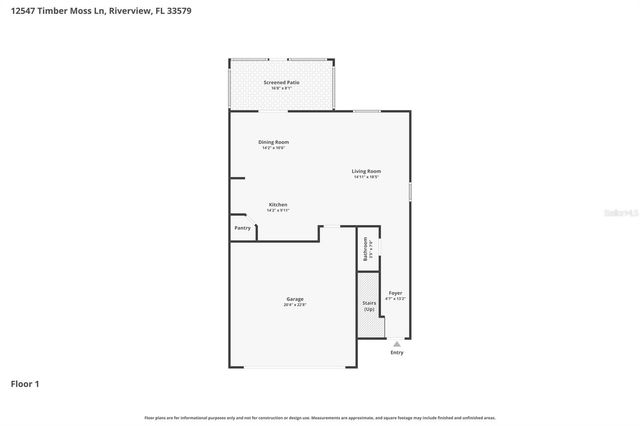 12547 TIMBER MOSS LANE, Riverview, FL 33579