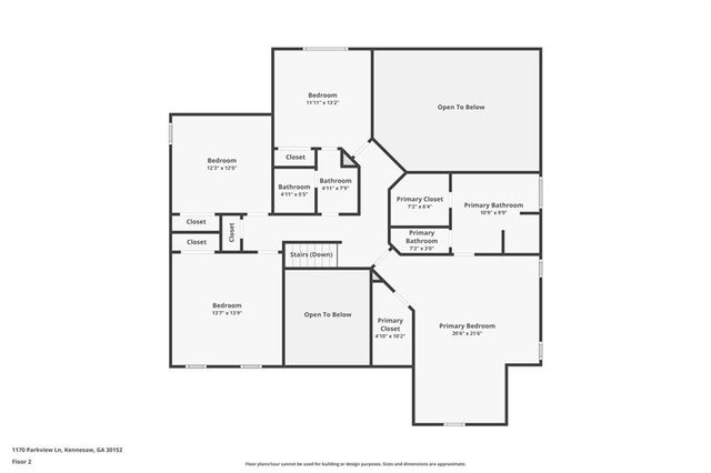 1170 Parkview Lane NW, Kennesaw, GA 30152