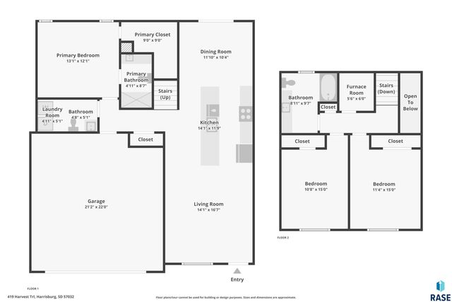 419 Harvest Trl Trail, Harrisburg, SD 57032