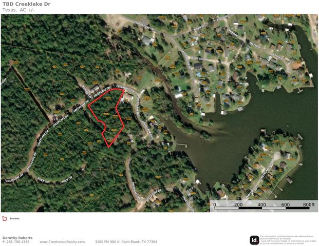 TBD Creeklake Drive, Onalaska, TX 77360