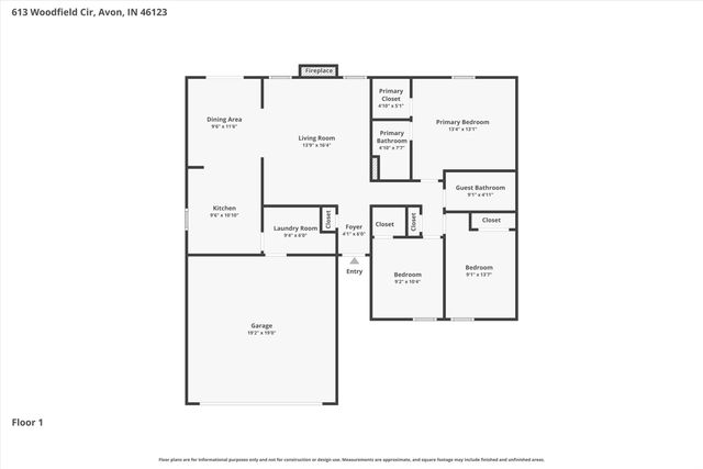 613 Woodfield Circle, Avon, IN 46123