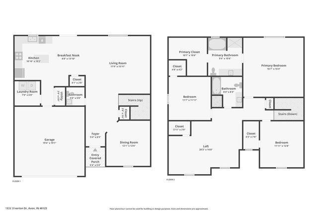 1826 Silverton Drive, Avon, IN 46123