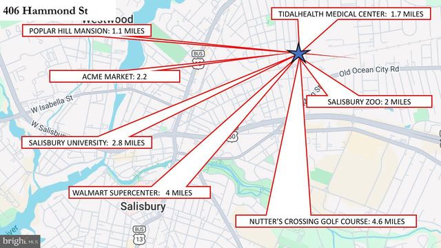 406 HAMMOND ST, Salisbury, MD 21804