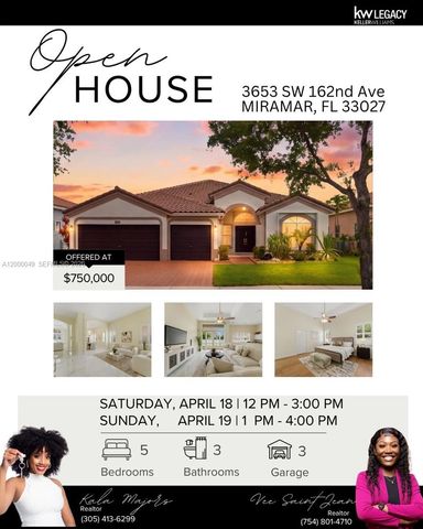 3653 SW 162nd Ave, Miramar, FL 33027