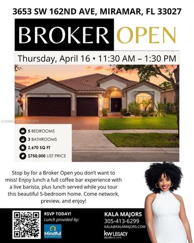 3653 SW 162nd Ave, Miramar, FL 33027