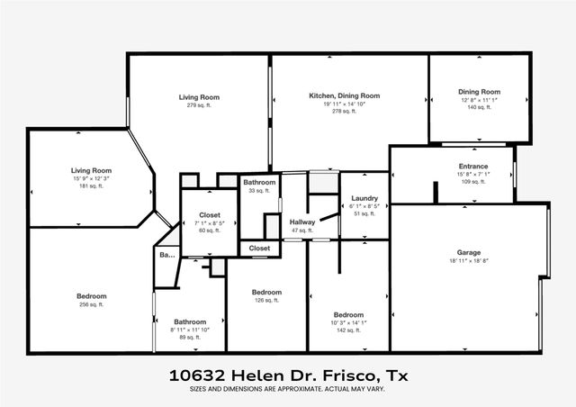 10632 Helen Drive, Frisco, TX 75035
