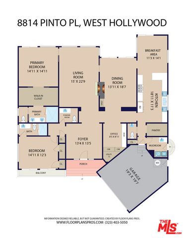 8814 Pinto Place, Los Angeles, CA 90069