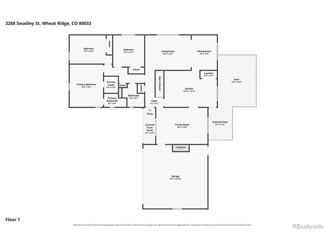 3288 Swadley St, Wheat Ridge, CO 80033