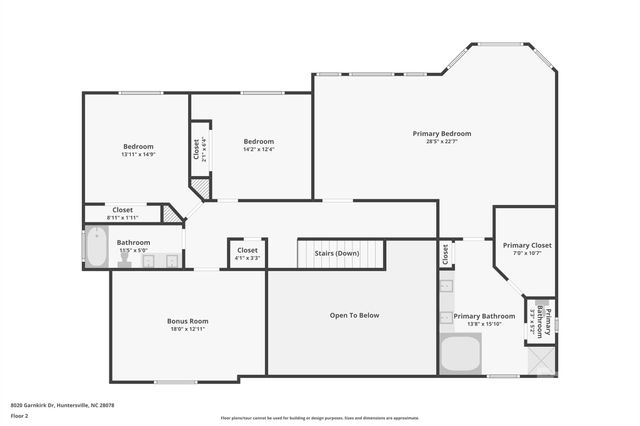 8020 Garnkirk Drive, Huntersville, NC 28078