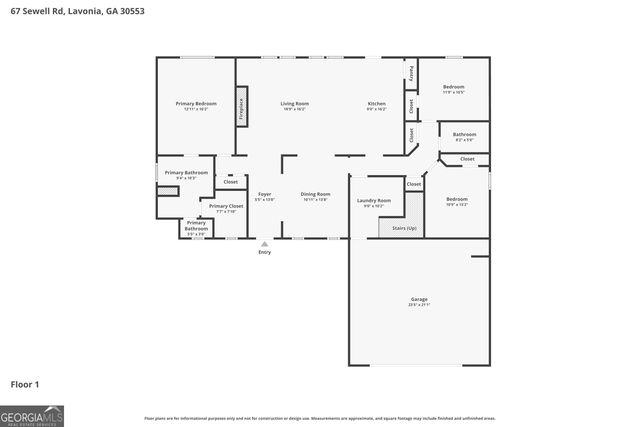 67 Sewell Road, Lavonia, GA 30553