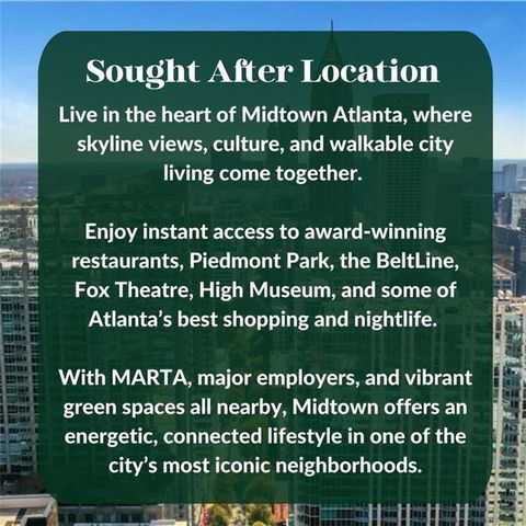 44 Peachtree Place NW 2027, Atlanta, GA 30309