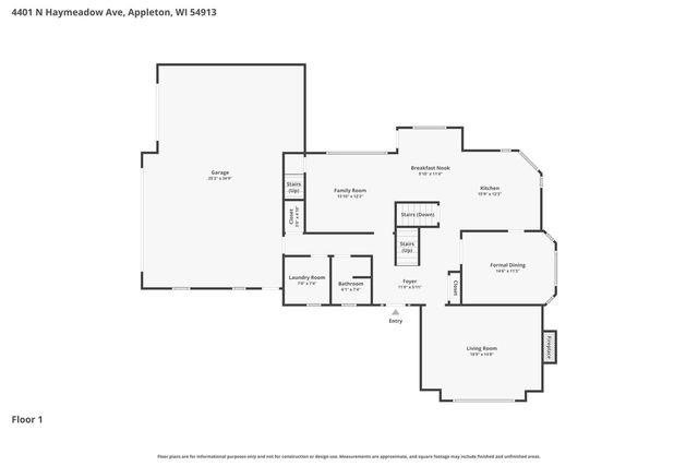 4401 N HAYMEADOW AVENUE, Appleton, WI 54913