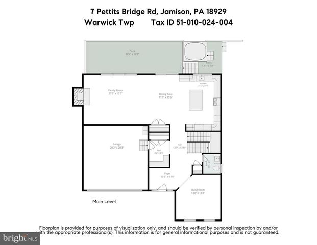 7 PETTITS BRIDGE RD, Jamison, PA 18929