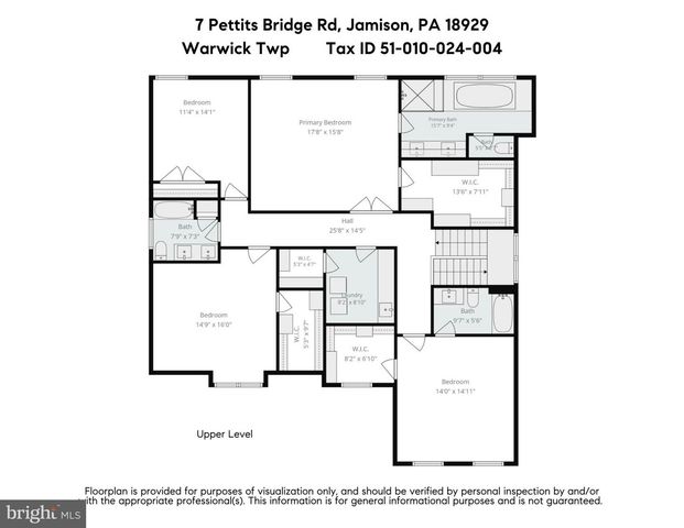 7 PETTITS BRIDGE RD, Jamison, PA 18929