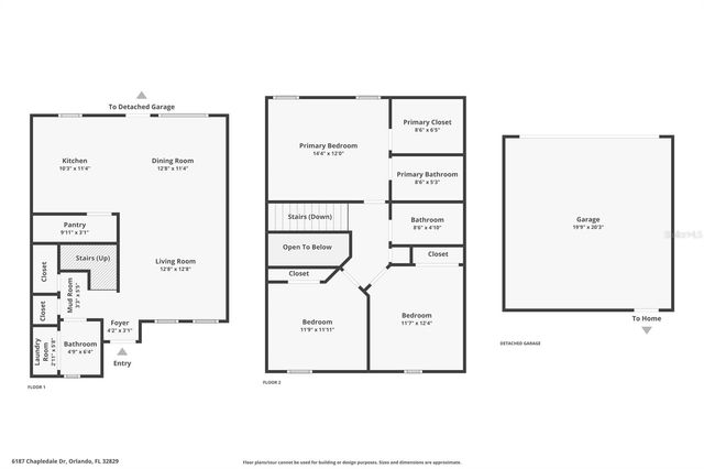 6187 CHAPLEDALE DRIVE, Orlando, FL 32829