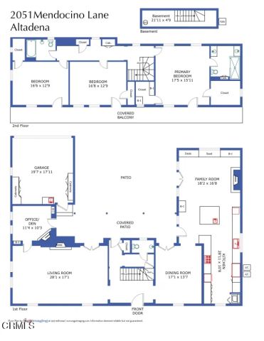 2051 Mendocino Lane, Altadena, CA 91001