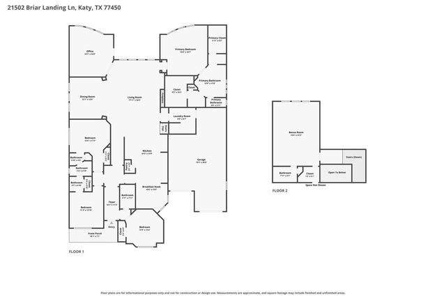 21502 Briar Landing Lane, Katy, TX 77450