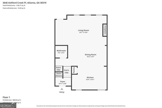 3646 Ashford Creek Place, Brookhaven, GA 30319