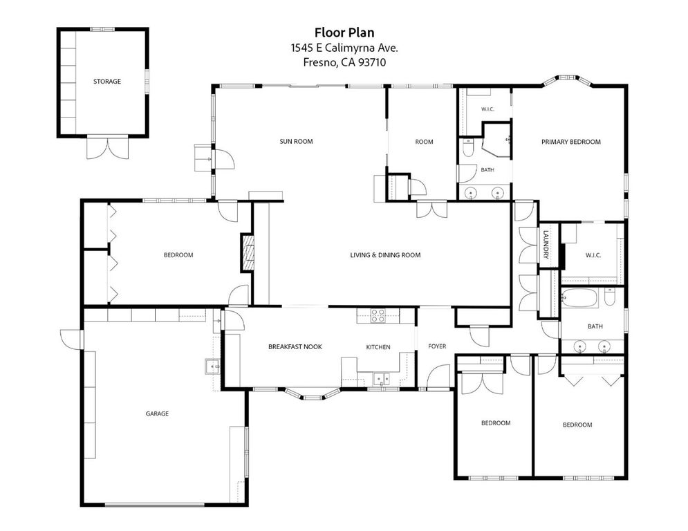 Image 52 of property listing at 1545 E Calimyrna Avenue, Fresno, CA 93710