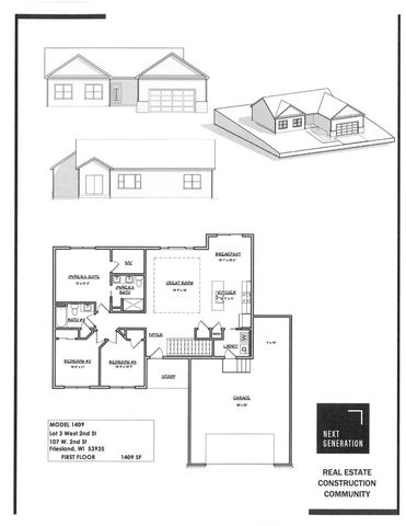 107 W 2nd Street, Friesland, WI 53935