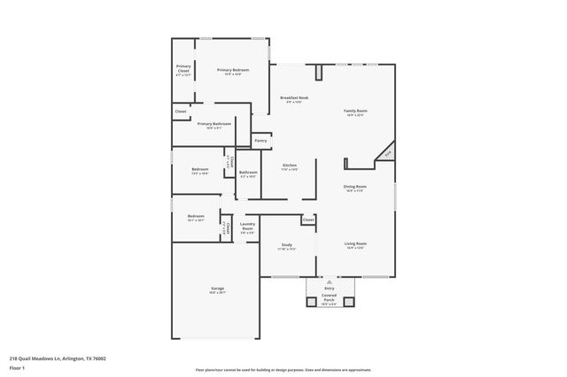 218 Quail Meadows Lane, Arlington, TX 76002