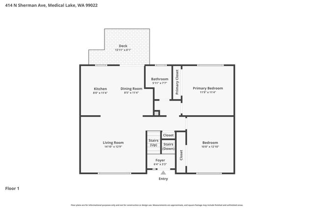 414 N Sherman Ave, Medical Lake, WA 99022