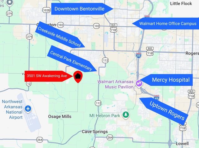 3501 SW Awakening Avenue, Bentonville, AR 72713