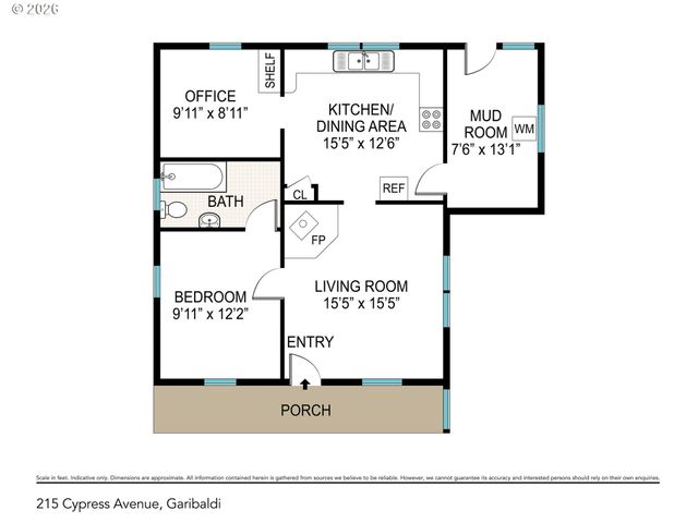 215 CYPRESS Ave, Garibaldi, OR 97118