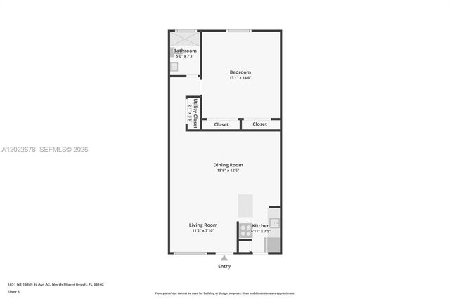 1851 NE 168th St B6, North Miami Beach, FL 33162