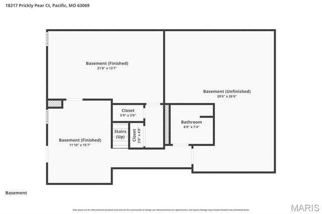 18217 Prickly Pear Court, Pacific, MO 63069