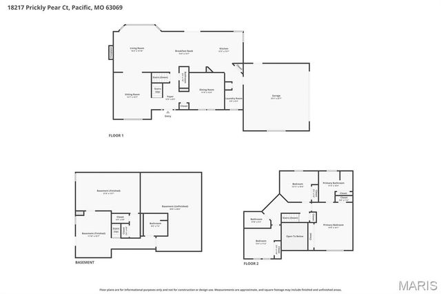 18217 Prickly Pear Court, Pacific, MO 63069