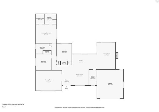 1164 Via Mateo, San Jose, CA 95120