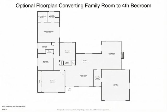 1164 Via Mateo, San Jose, CA 95120