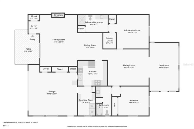 1640 BENTWOOD DRIVE, Sun City Center, FL 33573