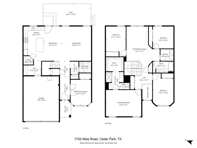 1702 Atlas RD, Cedar Park, TX 78613