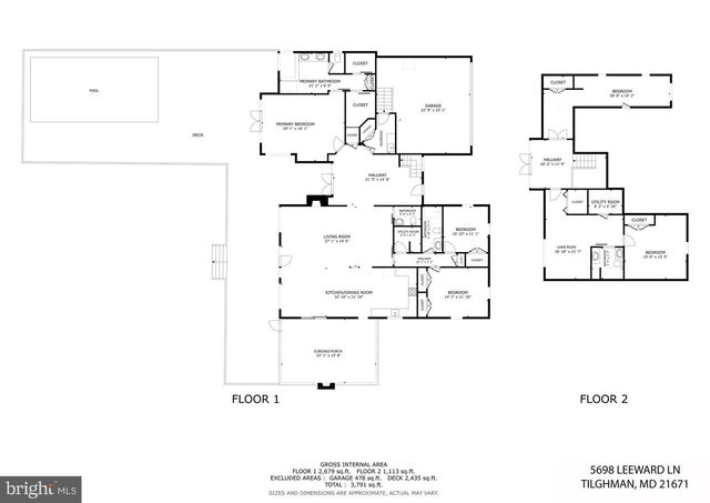 5698 LEEWARD LN, Tilghman, MD 21671