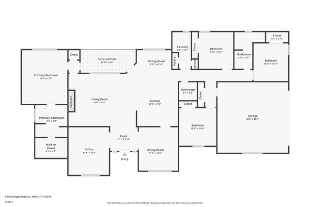 510 Springbranch Drive, Keller, TX 76248